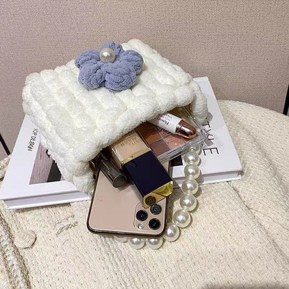 puff flower  ball handbag  DIY kit