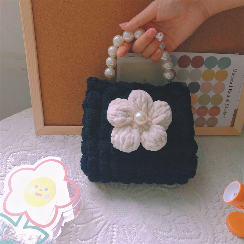 puff flower  ball handbag  DIY kit