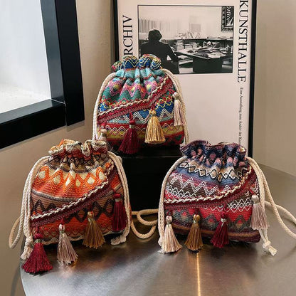 Handmade ethnic-style bags