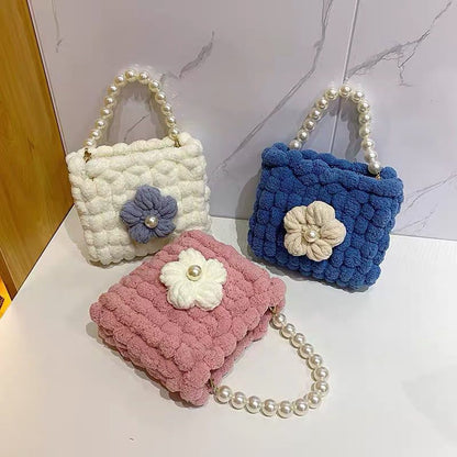 puff flower  ball handbag  DIY kit